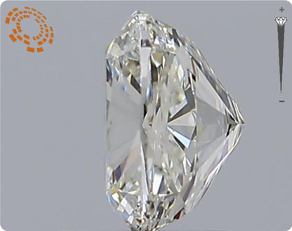 Diamant naturel GIA 1,51 ct | Couleur H | Pureté VS2 | Ovale | EX EX EX #D10146