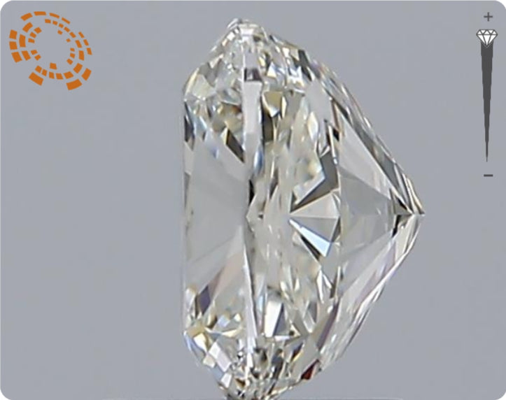 Diamant naturel GIA 1,51 ct | Couleur H | Pureté VS2 | Ovale | EX EX EX #D10146