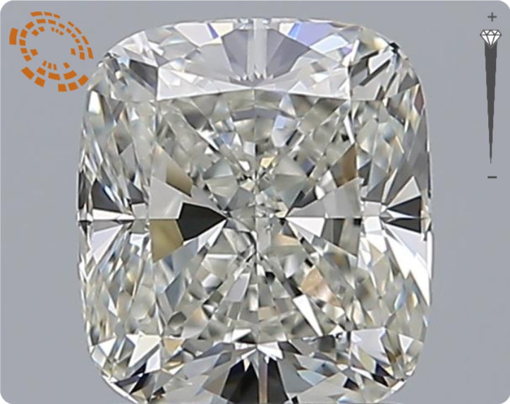 Diamant naturel GIA 1,51 ct | Couleur H | Pureté VS2 | Ovale | EX EX EX #D10146