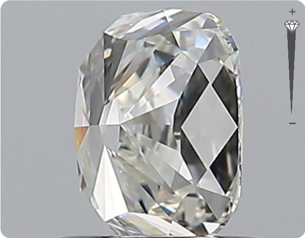 Natural 0.91ct GIA Diamond | Color I | Clarity IF | Oval | EX EX EX #D10147