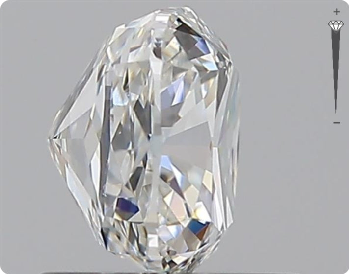 Natural 1.00ct GIA Diamond | Color G | Clarity VS2 | Oval | GD EX EX #D10150