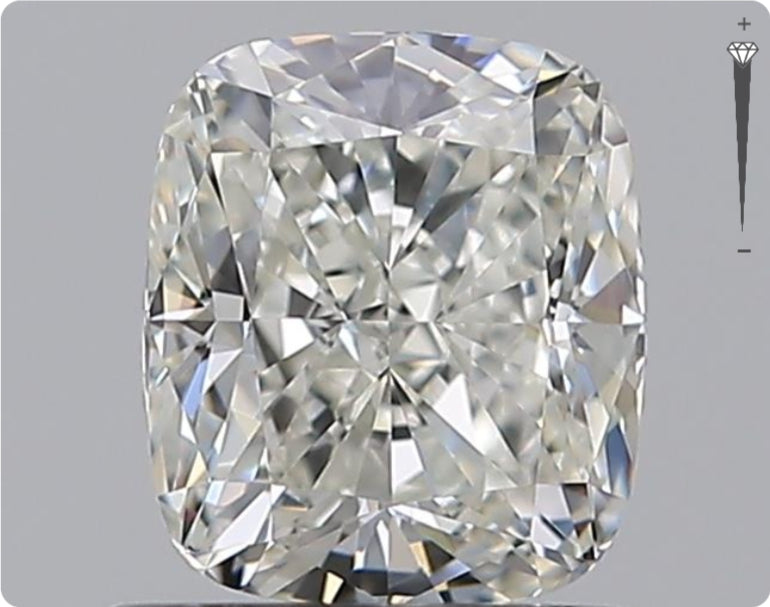 Diamant naturel GIA 0,82 ct | Couleur I | Pureté IF | Ovale | EX EX VG #D10156