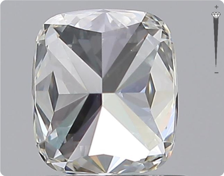Diamant naturel GIA 0,82 ct | Couleur I | Pureté IF | Ovale | EX EX VG #D10156
