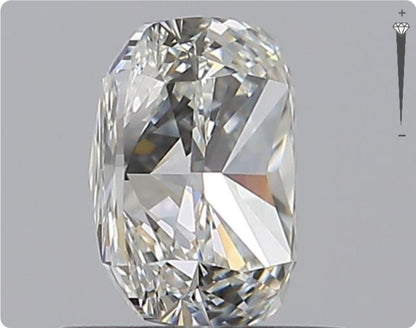 Diamant naturel GIA 0,82 ct | Couleur I | Pureté IF | Ovale | EX EX VG #D10156