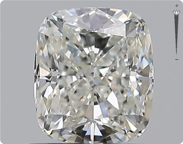 Diamant naturel GIA 0,82 ct | Couleur I | Pureté IF | Ovale | EX EX VG #D10156