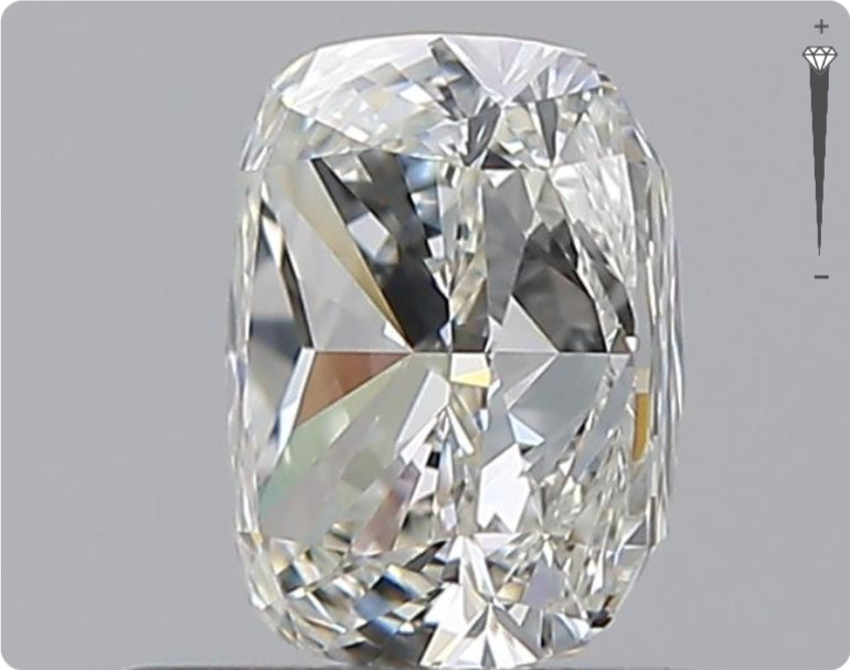 Diamant naturel GIA 0,82 ct | Couleur I | Pureté IF | Ovale | EX EX VG #D10156