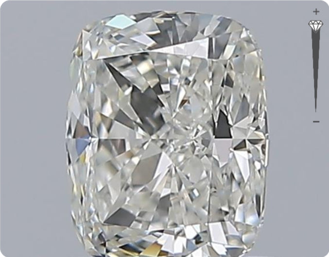 Diamant naturel GIA de 1,04 ct | Couleur H | Pureté VVS2 | Ovale | EX EX EX #D10159