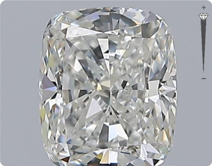 Diamant naturel GIA de 1,04 ct | Couleur H | Pureté VVS2 | Ovale | EX EX EX #D10159