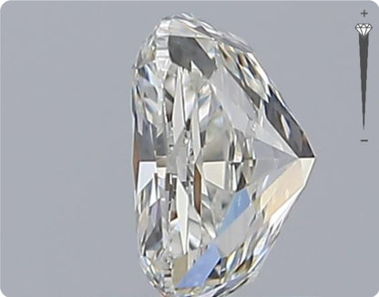 Diamant naturel GIA de 1,04 ct | Couleur H | Pureté VVS2 | Ovale | EX EX EX #D10159