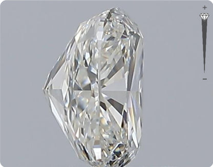 Diamant naturel GIA de 1,04 ct | Couleur H | Pureté VVS2 | Ovale | EX EX EX #D10159
