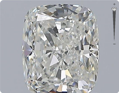 Diamant naturel GIA de 1,04 ct | Couleur H | Pureté VVS2 | Ovale | EX EX EX #D10159