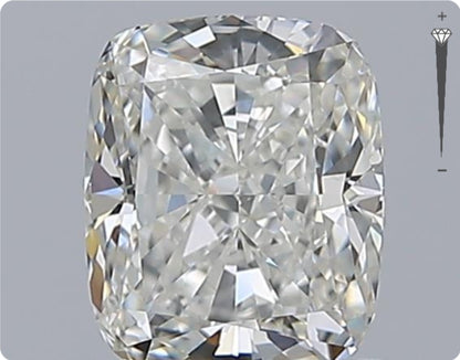 Diamant naturel GIA de 1,04 ct | Couleur H | Pureté VVS2 | Ovale | EX EX EX #D10159