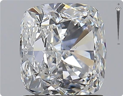 Diamant naturel GIA 2,01 ct | Couleur G | Pureté VS2 | Ovale | GD EX EX #D10160