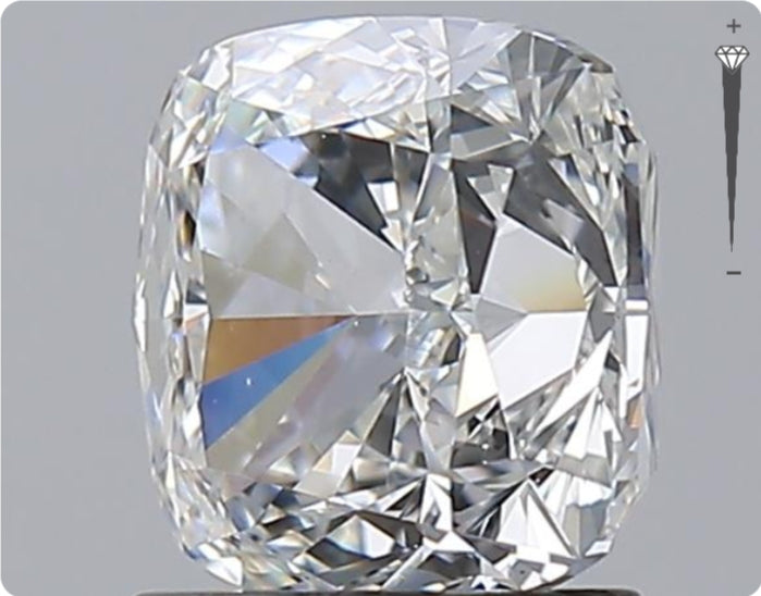 Diamant naturel GIA 2,01 ct | Couleur G | Pureté VS2 | Ovale | GD EX EX #D10160