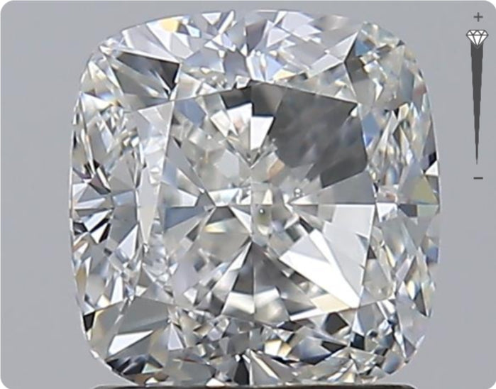 Diamant naturel GIA 2,01 ct | Couleur G | Pureté VS2 | Ovale | GD EX EX #D10160