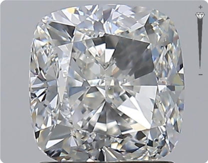 Diamant naturel GIA 2,01 ct | Couleur G | Pureté VS2 | Ovale | GD EX EX #D10160