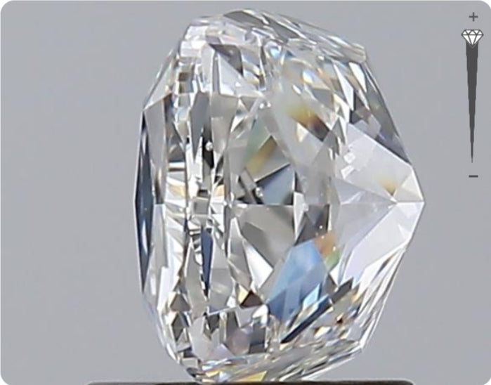 Diamant naturel GIA 2,01 ct | Couleur G | Pureté VS2 | Ovale | GD EX EX #D10160