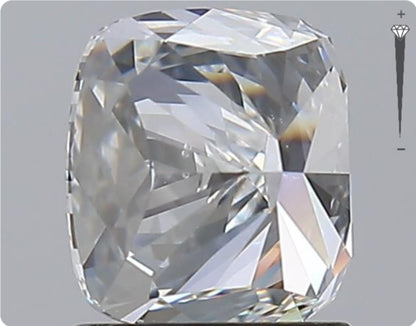 Diamant naturel GIA 2,01 ct | Couleur G | Pureté VS2 | Ovale | GD EX EX #D10160