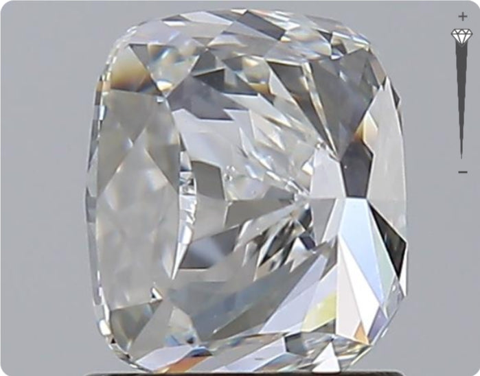 Diamant naturel GIA 2,01 ct | Couleur G | Pureté VS2 | Ovale | GD EX EX #D10160