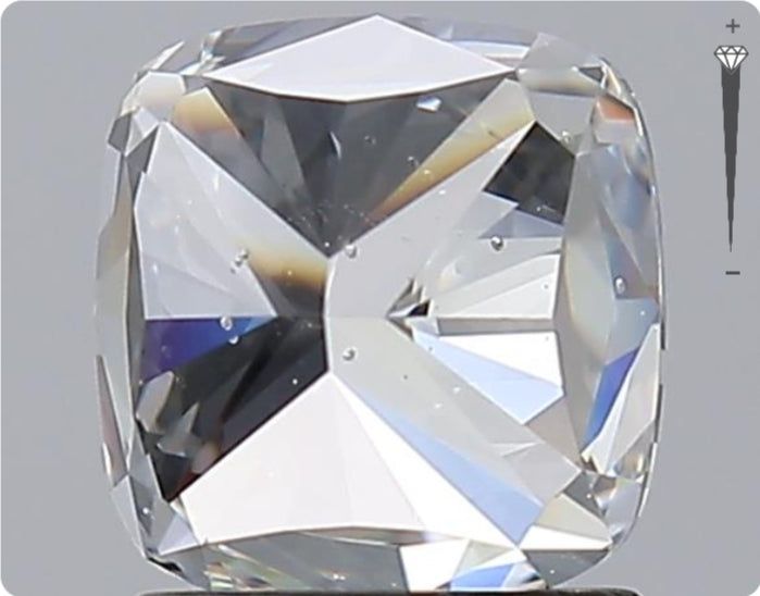Diamant naturel GIA 2,01 ct | Couleur G | Pureté VS2 | Ovale | GD EX EX #D10160