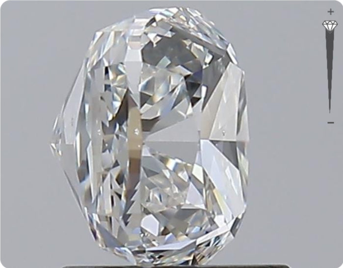 Diamant naturel GIA 2,01 ct | Couleur G | Pureté VS2 | Ovale | GD EX EX #D10160