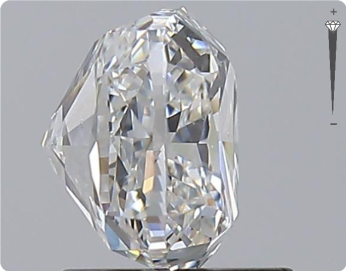 Diamant naturel GIA 2,01 ct | Couleur G | Pureté VS2 | Ovale | GD EX EX #D10160