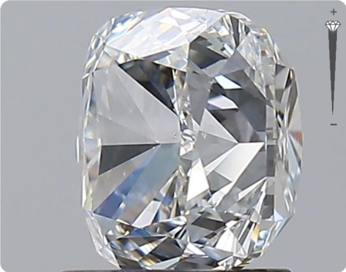 Diamant naturel GIA 2,01 ct | Couleur G | Pureté VS2 | Ovale | GD EX EX #D10160