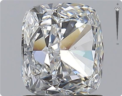 Diamant naturel GIA 2,01 ct | Couleur G | Pureté VS2 | Ovale | GD EX EX #D10160