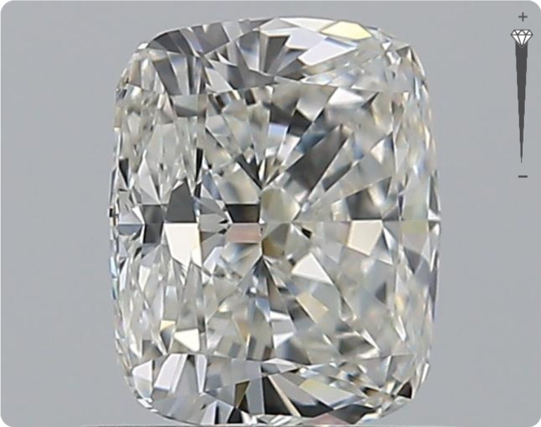 Diamant naturel 1,01 ct GIA | Couleur H | Pureté VS1 | Ovale | EX EX EX #D10161