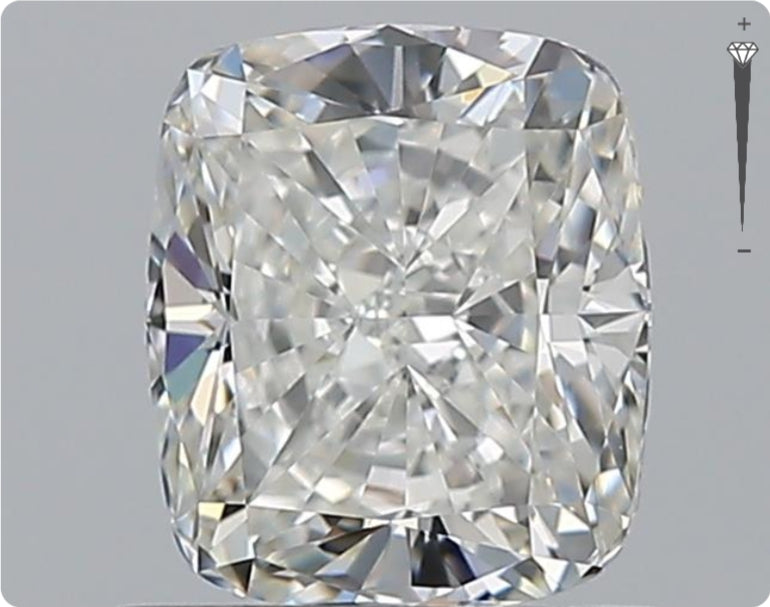 Diamant naturel 1,01 ct GIA | Couleur H | Pureté VS1 | Ovale | EX EX EX #D10161