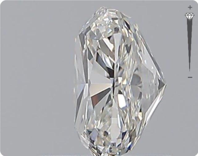 Diamant GIA naturel de 1,00 ct | Couleur D | Pureté VS2 | Ovale | TB EX TB #D10166