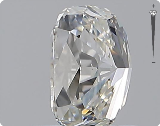 Diamant GIA naturel de 1,00 ct | Couleur D | Pureté VS2 | Ovale | TB EX TB #D10166