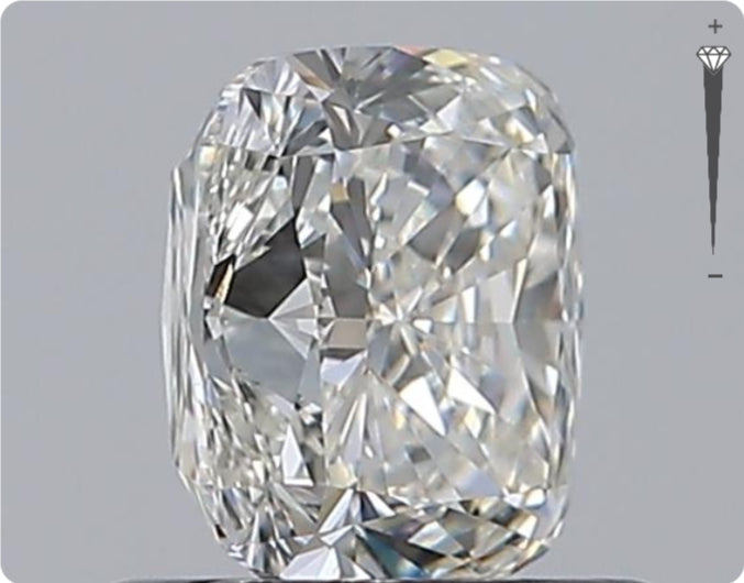 Natural 1.00ct GIA Diamond | Color I | Clarity VVS1 | Oval | VG EX EX #D10178