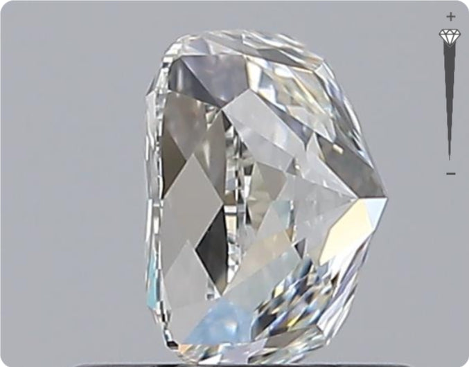 Natural 1.00ct GIA Diamond | Color I | Clarity VVS1 | Oval | VG EX EX #D10178