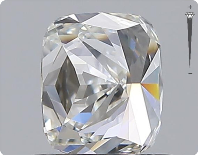 Natural 1.00ct GIA Diamond | Color I | Clarity VVS1 | Oval | VG EX EX #D10178