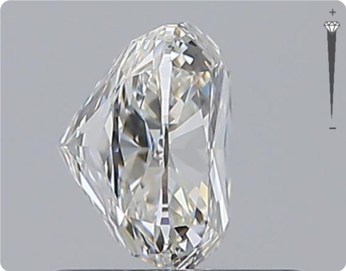 Natural 1.00ct GIA Diamond | Color I | Clarity VVS1 | Oval | VG EX EX #D10178