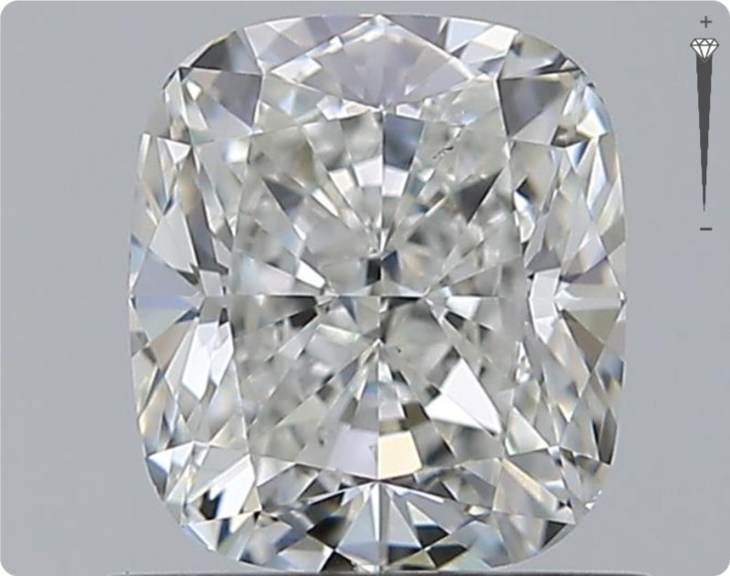 Diamant naturel GIA 1.05ct | Couleur G | Pureté VS2 | Ovale | EX EX EX #D10180
