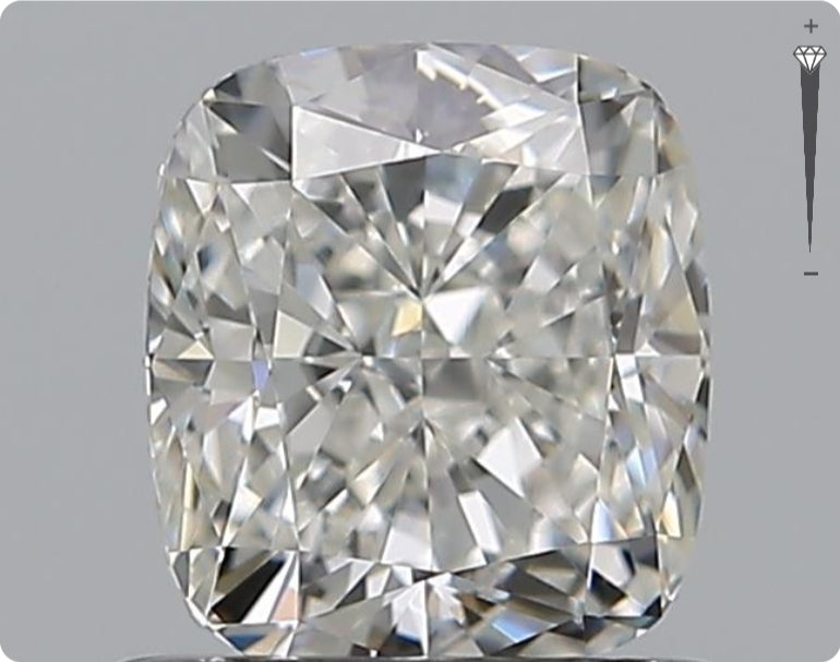 Natural 0.90ct GIA Diamond | Color H | Clarity VVS2 | Oval | VG EX EX #D10181