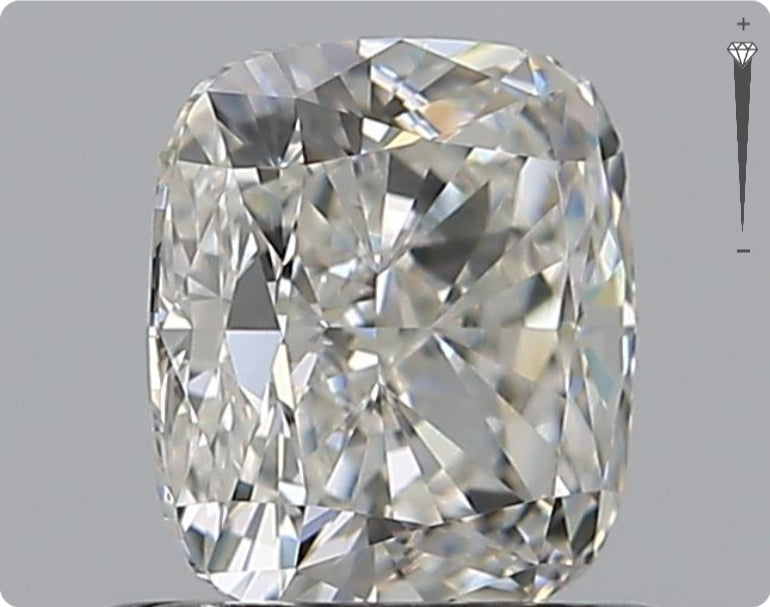 Natural 0.90ct GIA Diamond | Color H | Clarity VVS2 | Oval | VG EX EX #D10181