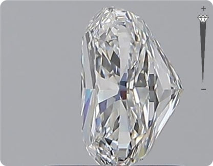 Diamant naturel 0.90ct GIA | Couleur G | Pureté VS2 | Ovale | EX EX EX #D10190