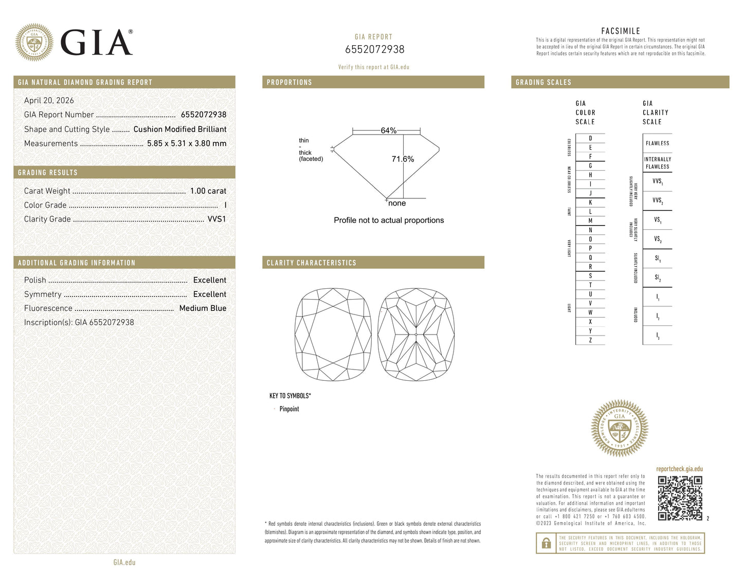 Diamant naturel 0,92 ct GIA | Couleur H | Pureté VS2 | Ovale | TB EX EX #D10192
