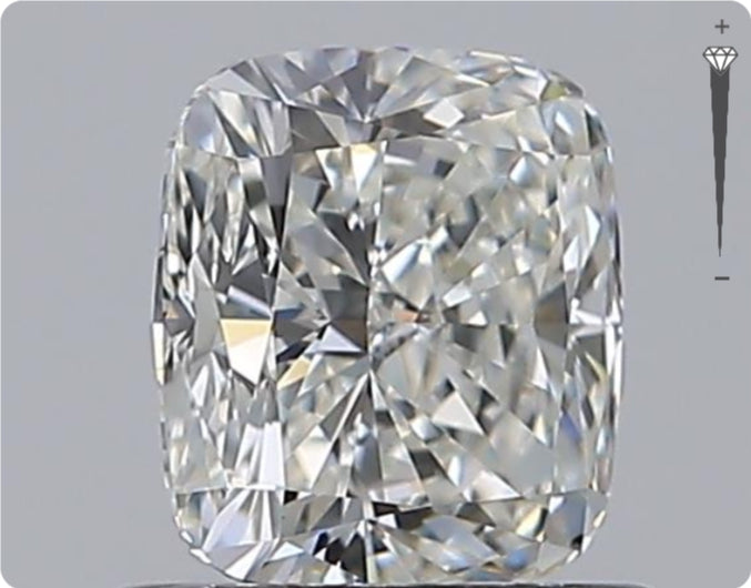 Diamant naturel 0,92 ct GIA | Couleur H | Pureté VS2 | Ovale | TB EX EX #D10192