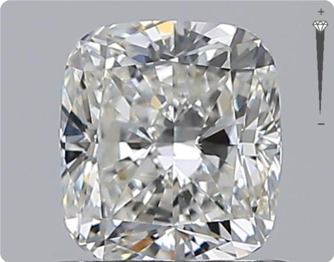 Diamant naturel 0,92 ct GIA | Couleur H | Pureté VS2 | Ovale | TB EX EX #D10192