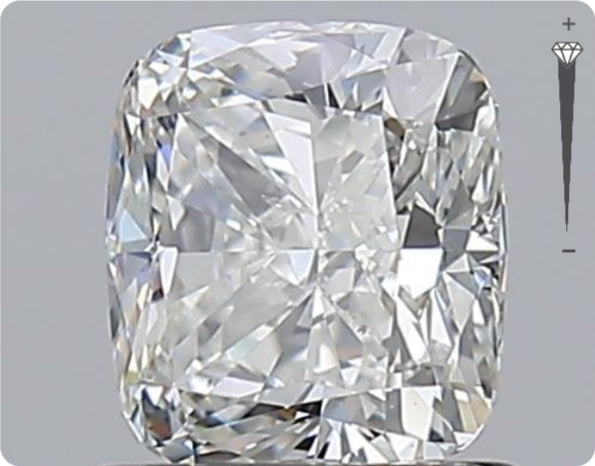 Diamant naturel GIA de 1,00 ct | Couleur F | Pureté VVS2 | Ovale | EX EX EX #D10193