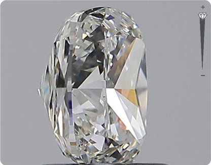 Natural 1.50ct GIA Diamond | Color H | Clarity SI1 | Oval | GD EX EX #D10200