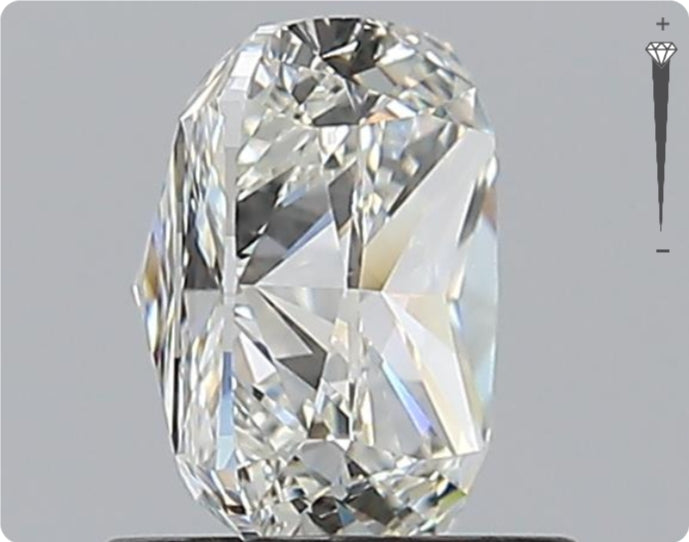 Natural 0.90ct GIA Diamond | Color G | Clarity VVS2 | Oval | EX EX EX #D10203