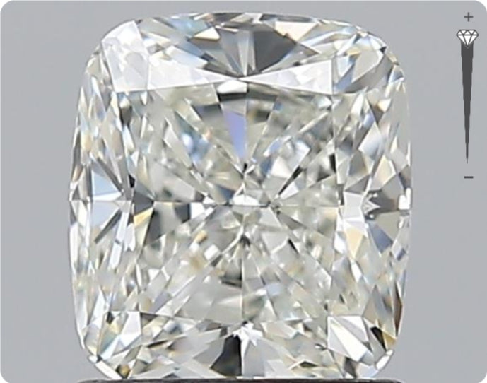 Natural 0.90ct GIA Diamond | Color G | Clarity VVS2 | Oval | EX EX EX #D10203