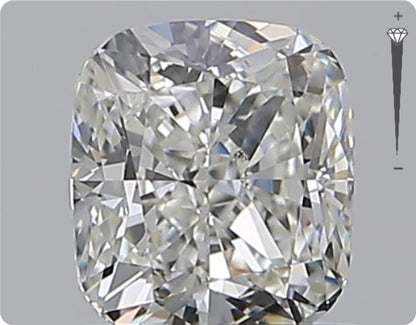 Diamant naturel 1,51 ct GIA | Couleur I | Pureté VS2 | Ovale | EX EX EX #D10206