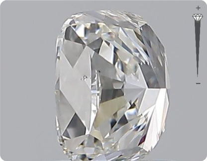 Diamant naturel 1,51 ct GIA | Couleur I | Pureté VS2 | Ovale | EX EX EX #D10206