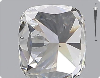 Diamant naturel 1,51 ct GIA | Couleur I | Pureté VS2 | Ovale | EX EX EX #D10206
